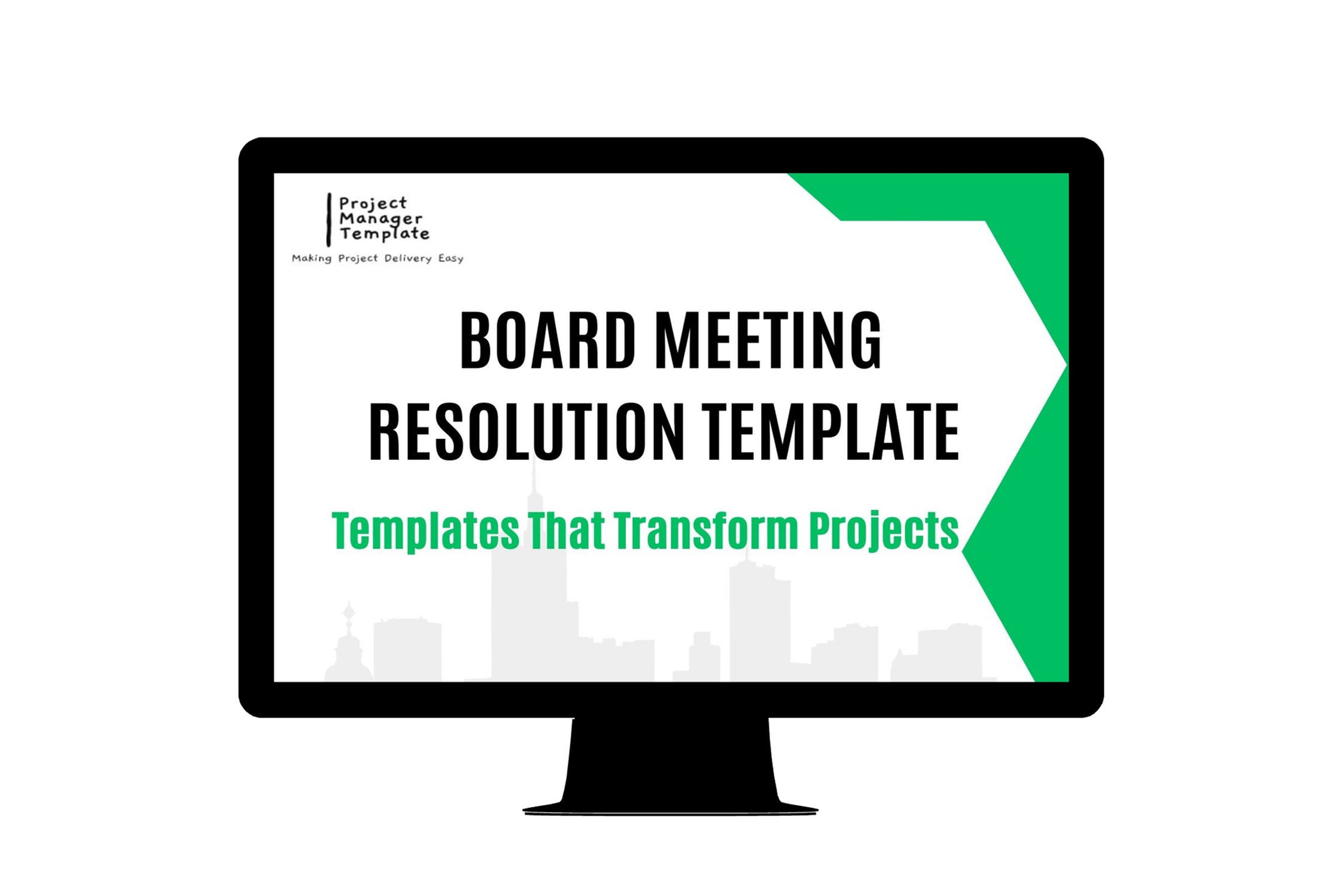 Board Meeting Resolution Template