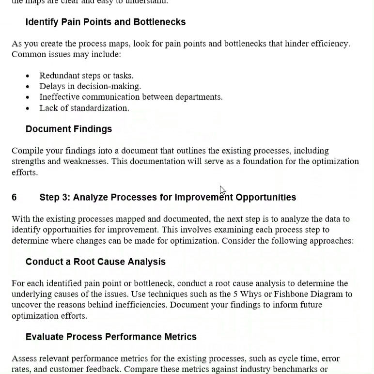 섬네일: Business Process Optimization Template Video