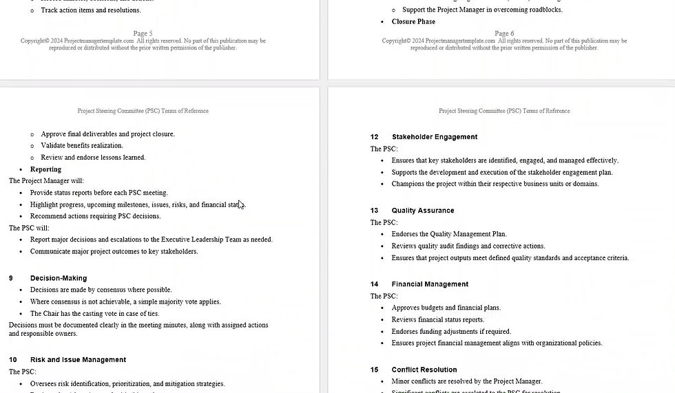 Miniature : Project Steering Committee Terms of Reference Video