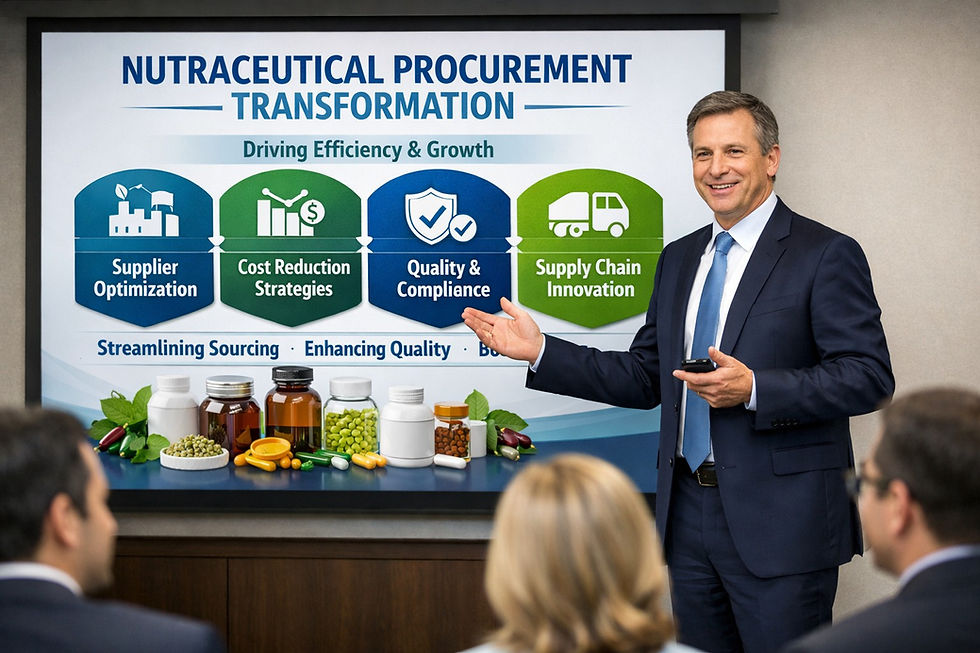 Nutraceutical Procurement Transformation