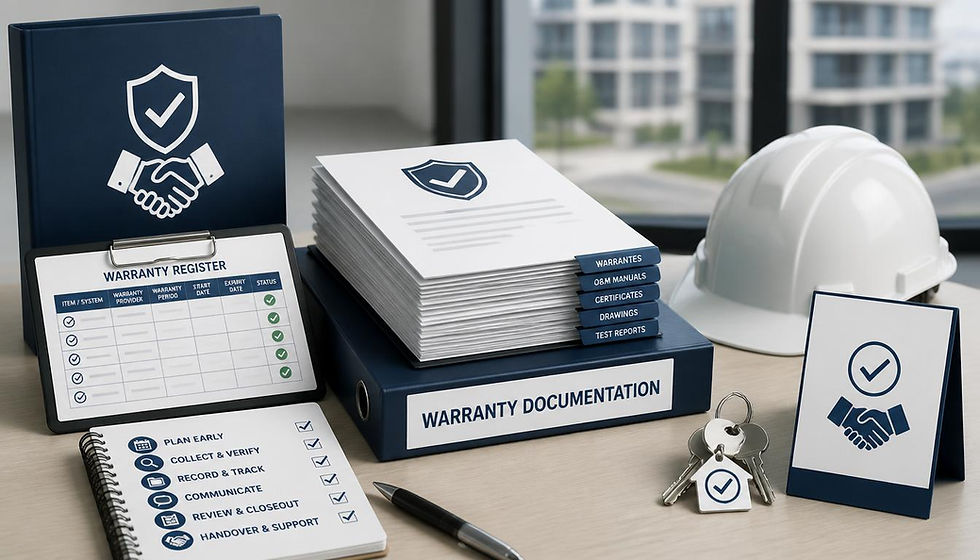 Establishing Warranty Requirements Before Project Closeout