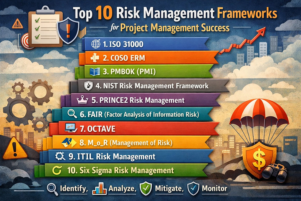 What is a risk management framework in project management?