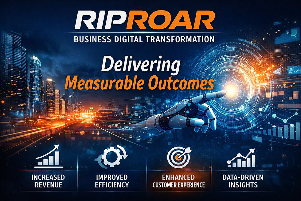 How does Riproar differ from traditional digital transformation programs