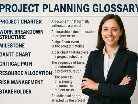 Project Planning Glossary Terms