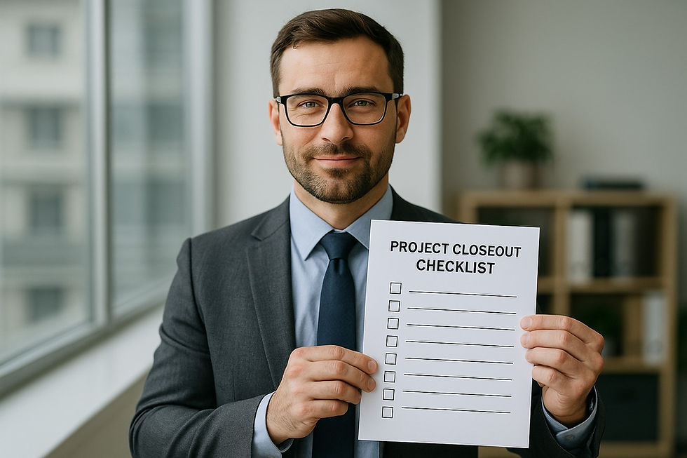Project Closeout Checklist