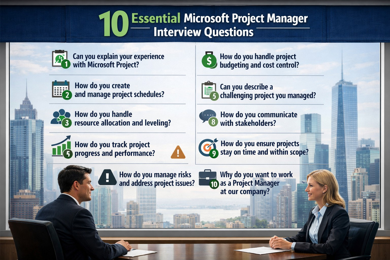 Post Project Interview 10 Essential Microsoft Project Manager Interview Questions for ...