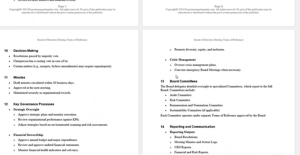 थंबनेल: Board of Directors Meeting Terms of Reference Video