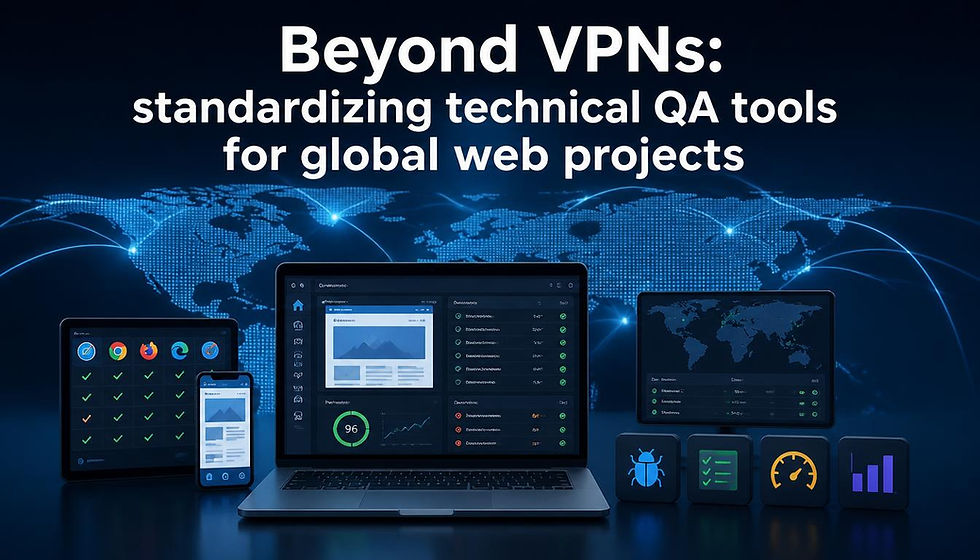 Beyond VPNs: Standardizing QA Tools for Global Web Projects