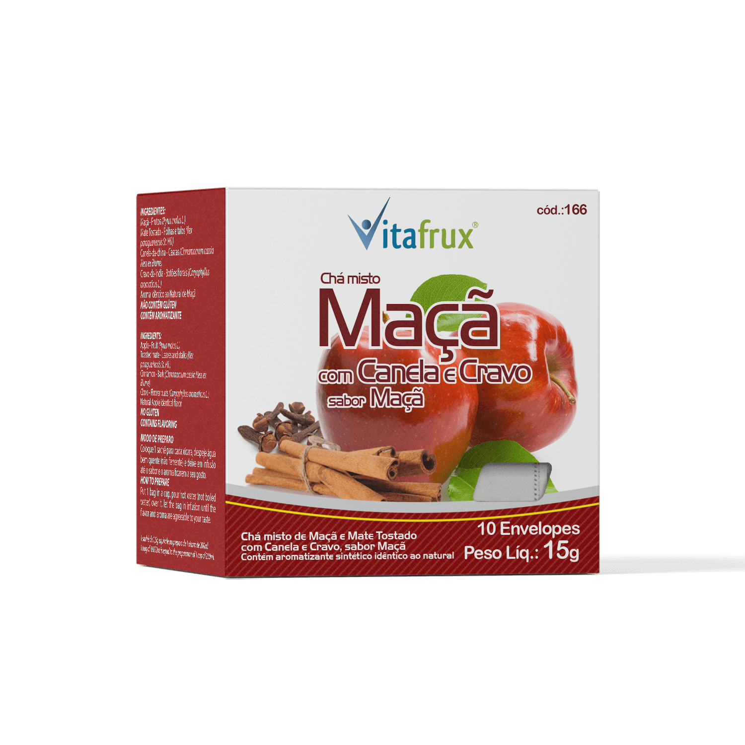Chá misto de Maçã com Canela e Cravo