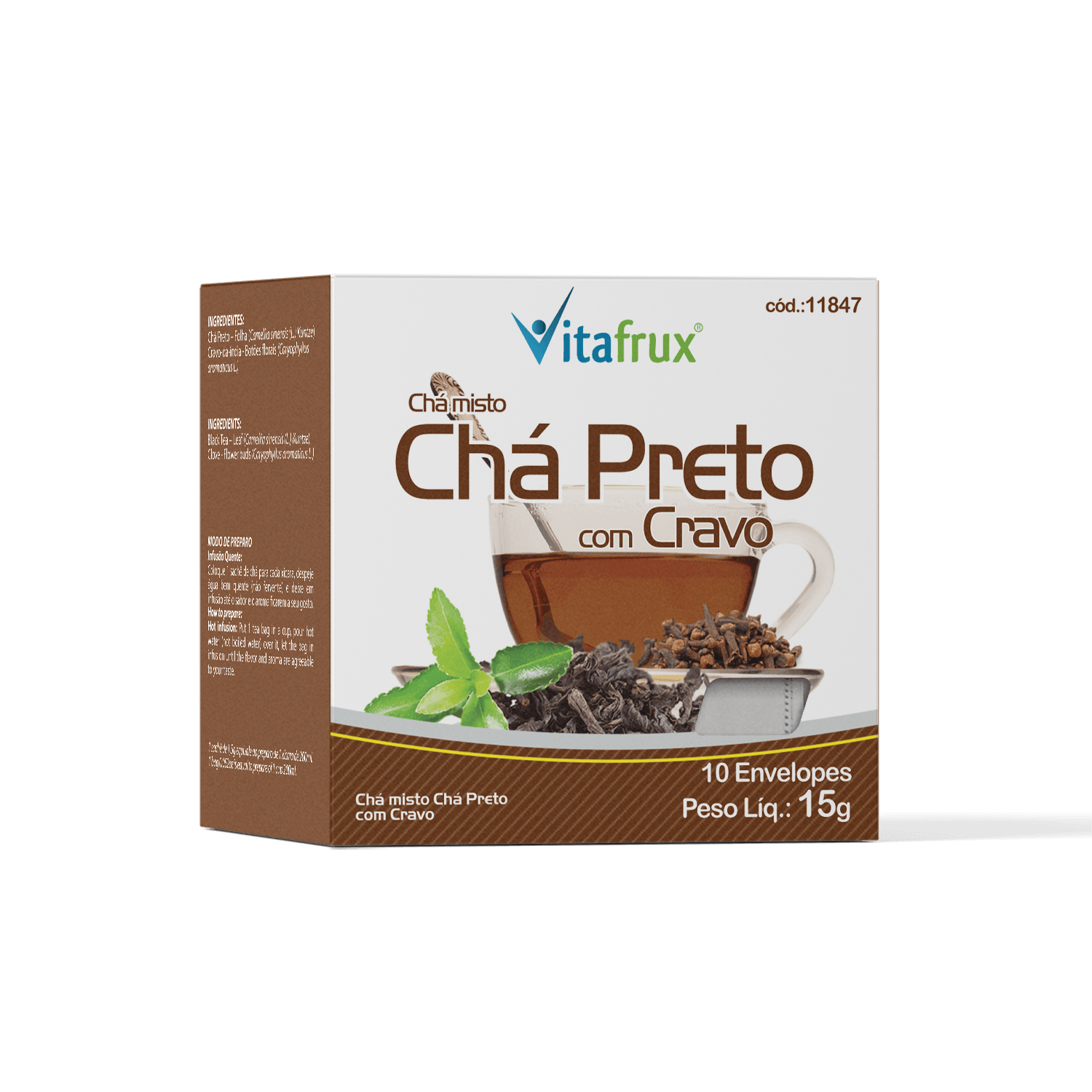 Chá misto de Chá Preto com Cravo