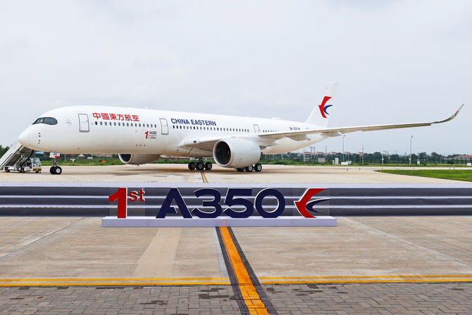 Airbus delivers first A350 from its centre in China