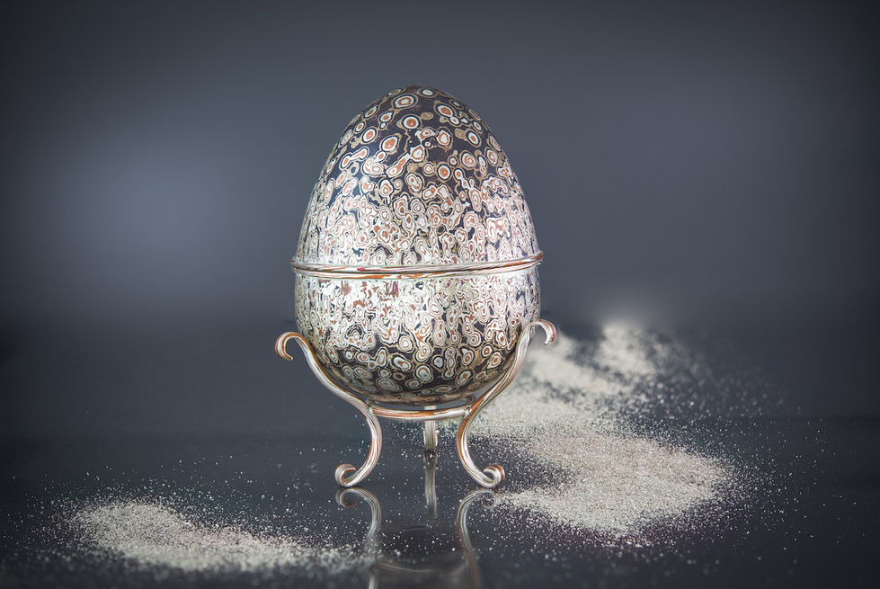 Mokumegane, Sterling, Silber, Shibuichi, Kupfer, Shakudo, Ei, Mokumé-Ei, handgeschmiedet, Becher, Dose, Silberschmiedearbeit, Kunsthandwerk, Schmiedekunst