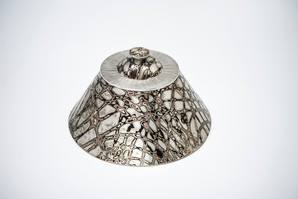 Mokume Gane, Habluetzel Mokume, Schmiedkunst,