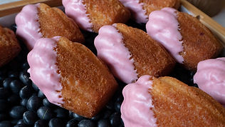 raspberry madeleines.JPG