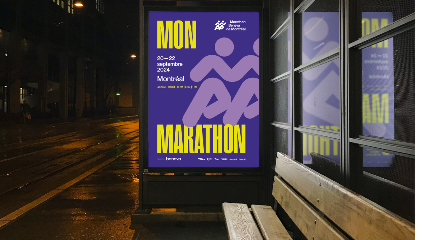 Advertising campaign – Marathon Beneva de Montréal 