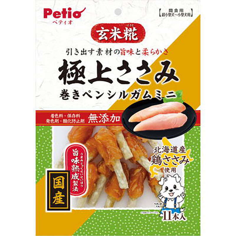 Petio日本產 極上風乾迷你雞柳肉卷(香脆)狗小食 11條 #A276（W14024）