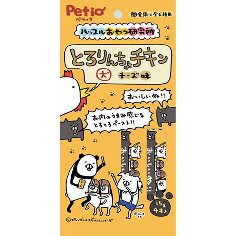 Petio  雞肉肉醬 芝士味(水分補充)狗小食 4條  #A265(W13990)