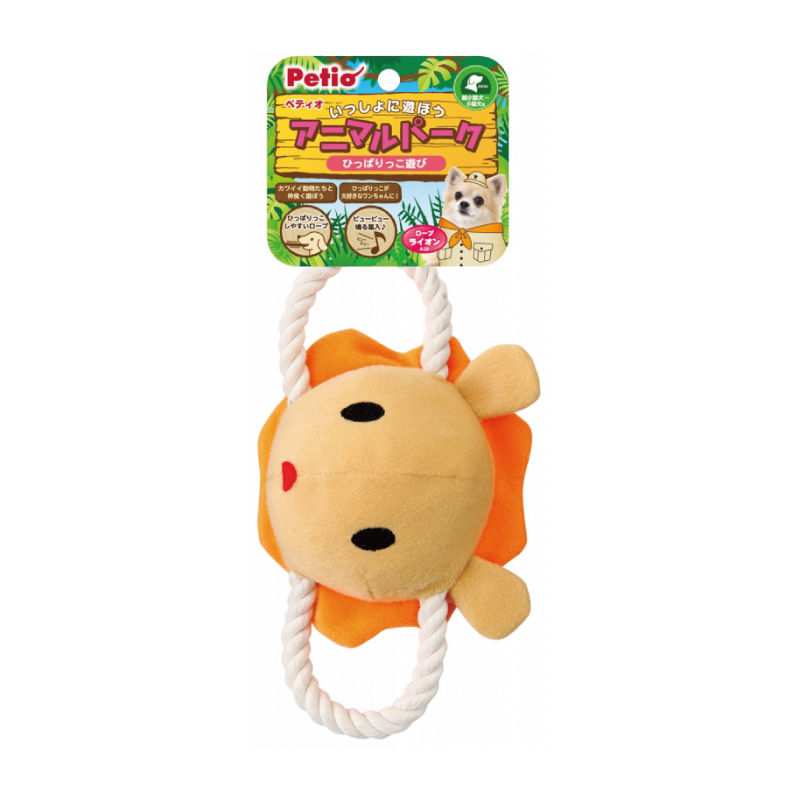 Petio動物園麻繩狗玩具(獅子)