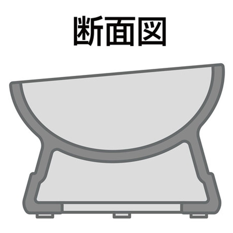 Thumbnail: Add Mate斜口陶瓷高腳防滑狗碗 S（藍底） #F157（A26513）