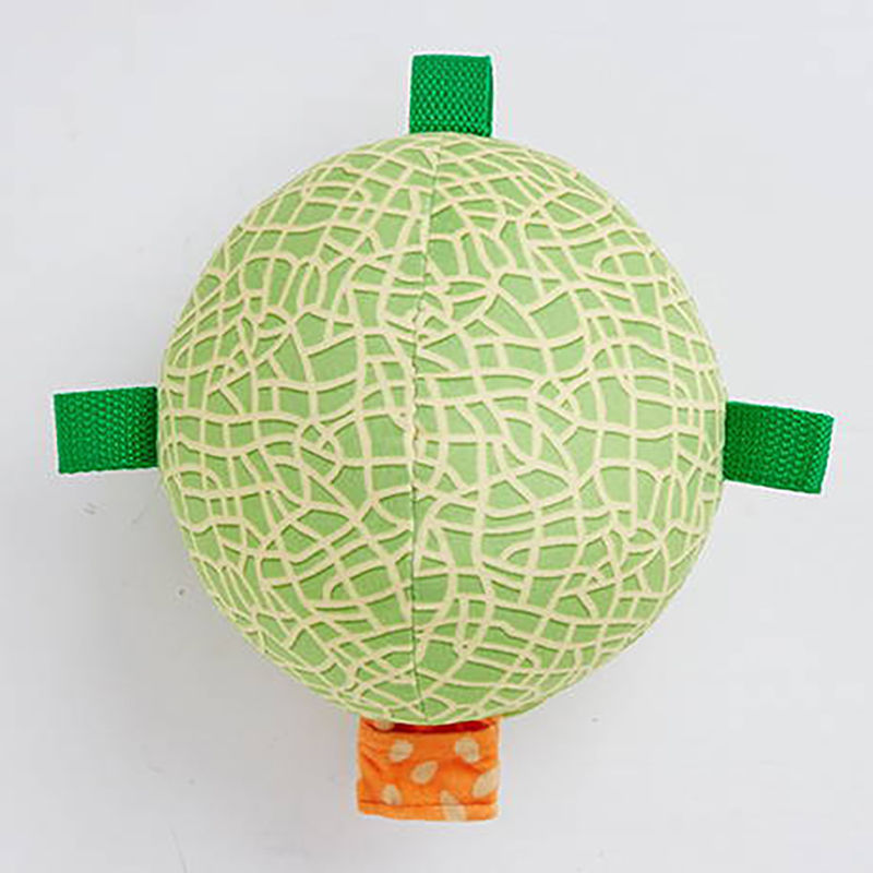 Petio互動伸縮拉扯 可藏食狗玩具(哈密瓜)#G187(W26852)