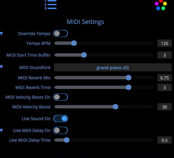 Crackling noise in rendered video Visual Music Design