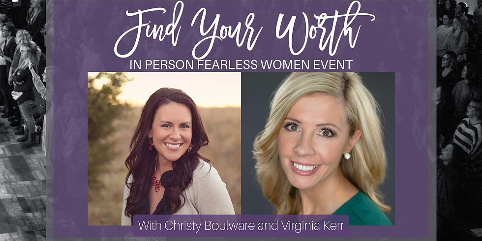 Find Your Worth...IN PERSON EVENT