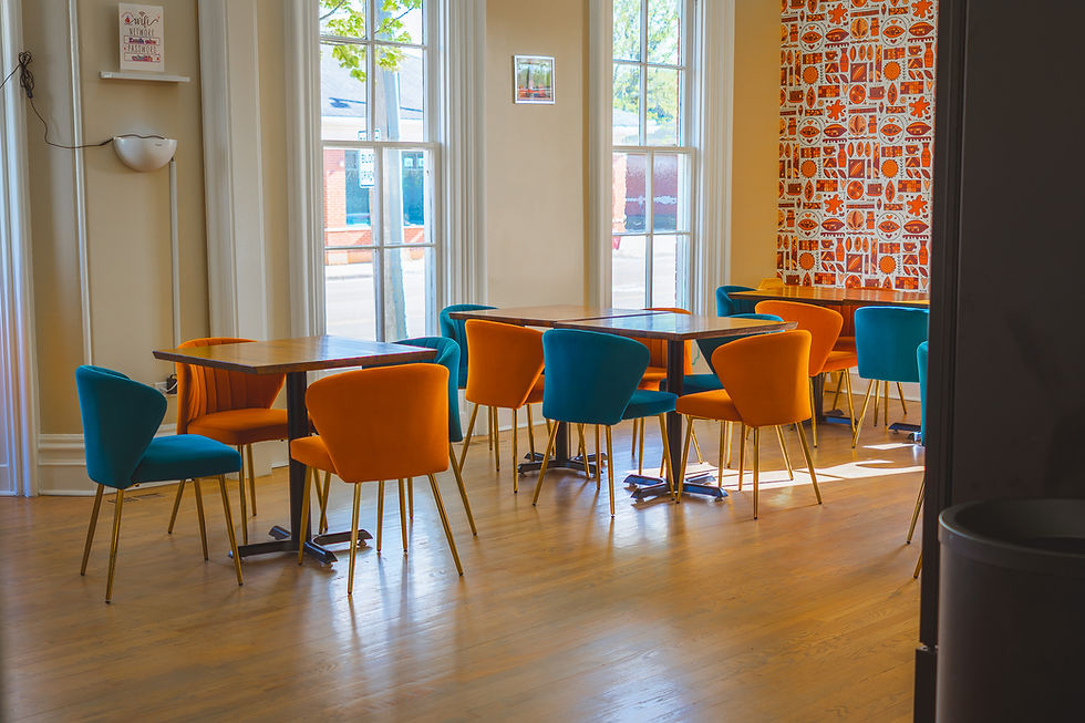 Inside of the Kamila Cakes location