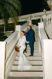 Bridal updo, clean updo, slick updo, classic Bridal look, soft makeup look, red lipstick 