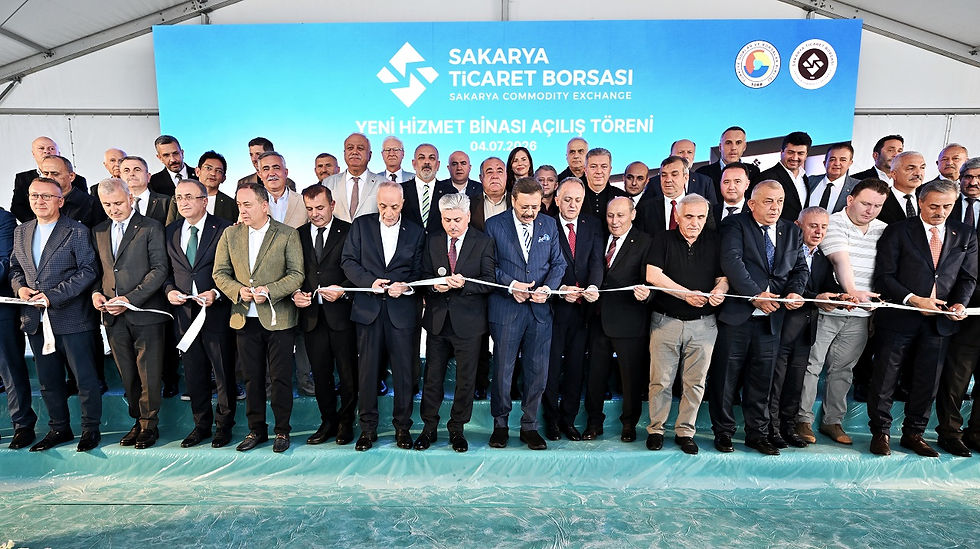 Opening of the Sakarya Commodity Exchange Service Building