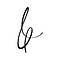 Hand drawn ampersand logo in black with white background