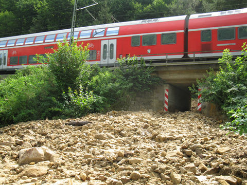 Auswirkungen einer Abgegangen Mure
