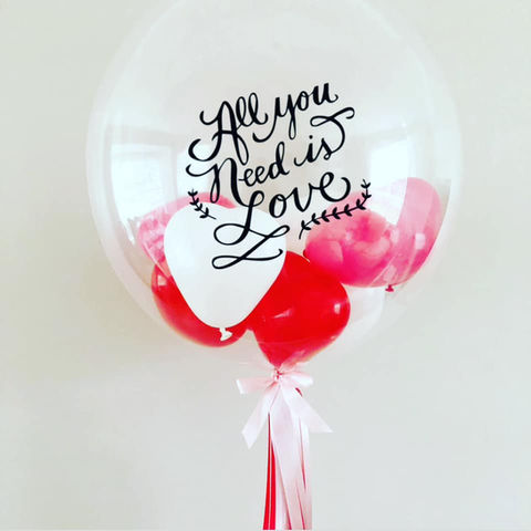Valentine's Day Personalised bubble Balloon