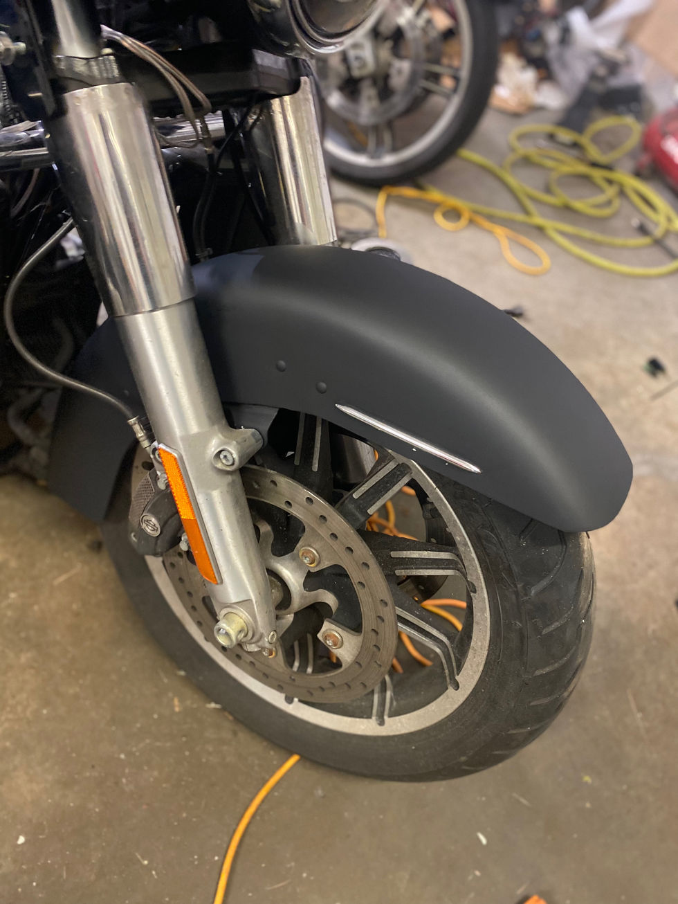 Harley Davidson Motorcycle Fender Metal Fabrication Pictures