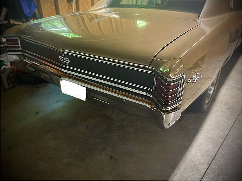 Back end of 1967 Chevrolet Chevelle SS