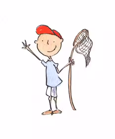 Kid with Net