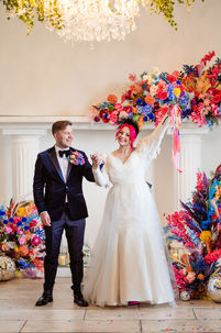 Colour Flowers Wedding Arrangements