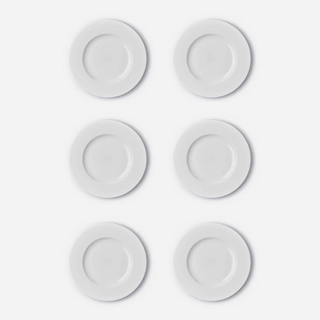Jogo de 6 Pratos de Sobremesa