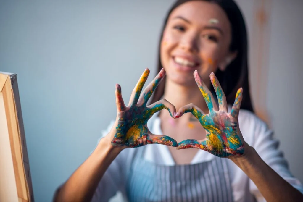 love and happiness through art