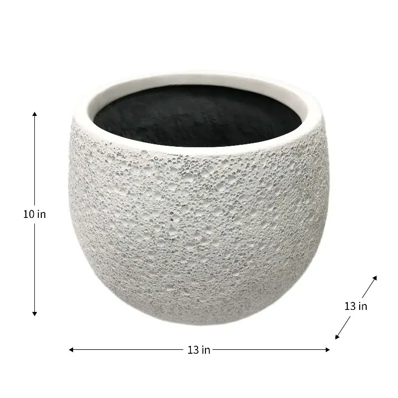 Thumbnail: 13-Inch Luna Resin Planter