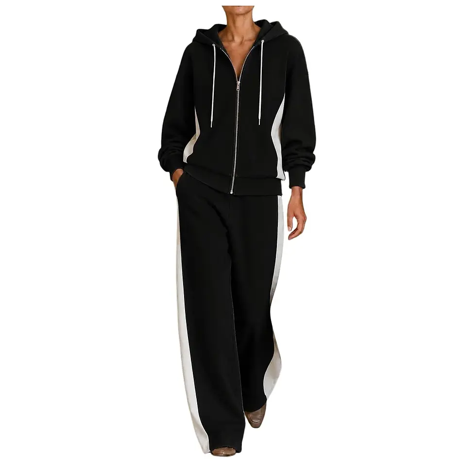 Thumbnail: Everyday Ease Wide-Leg Tracksuit Set