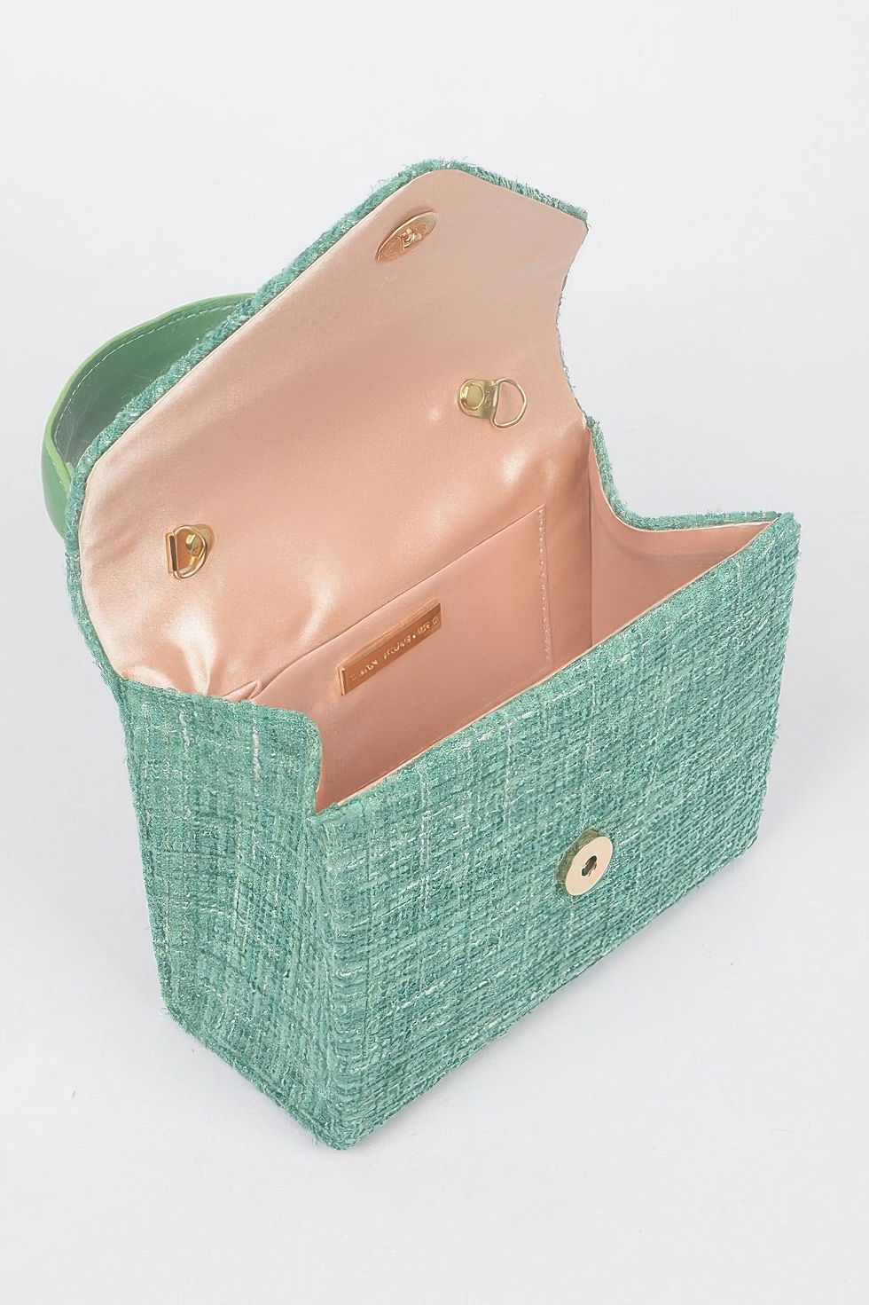 Thumbnail: Tweed Top Handle Bag