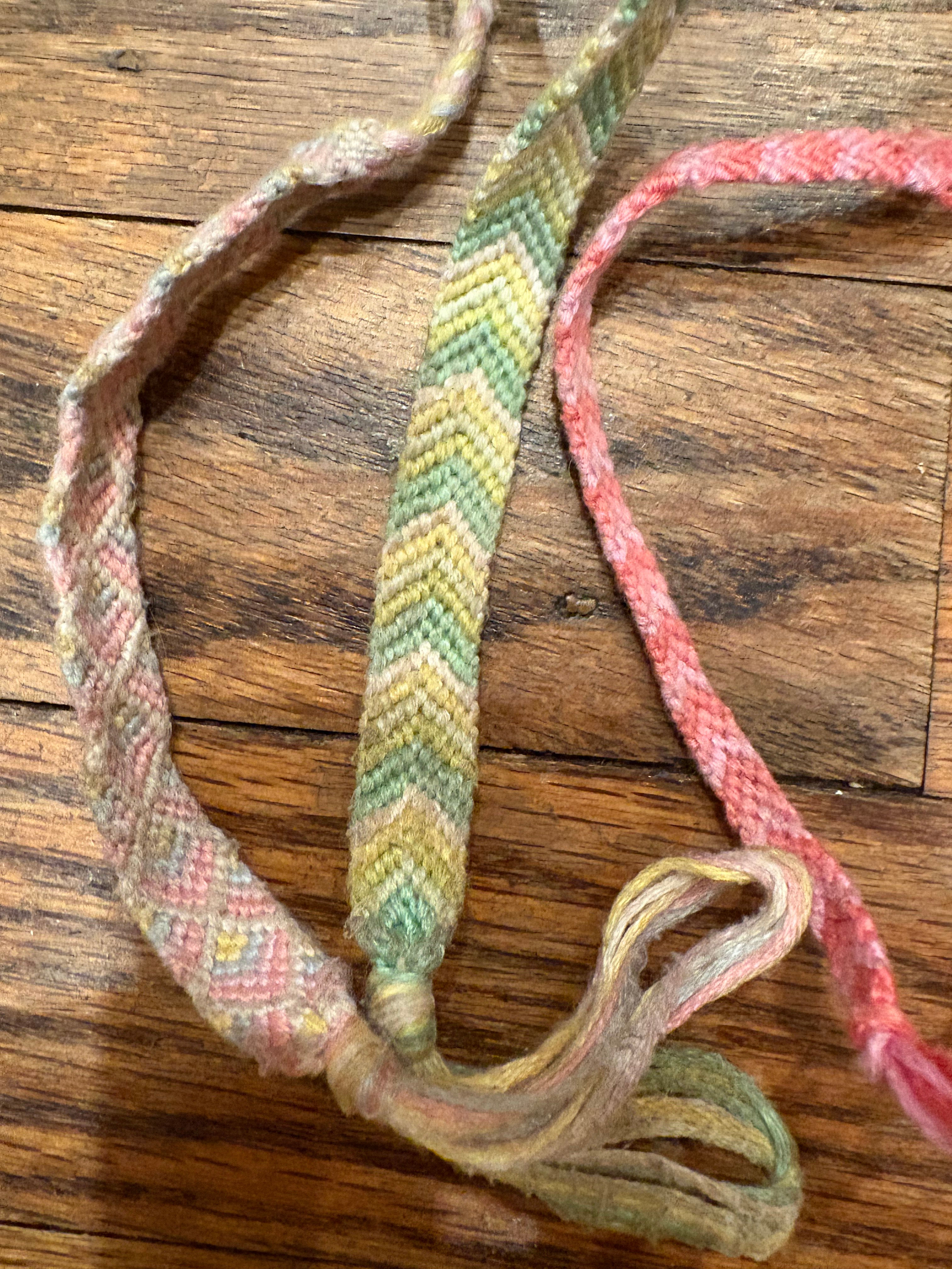Homemade String Bracelets