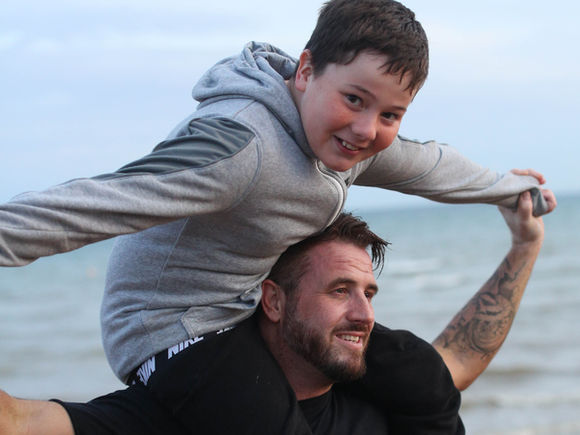 father and son, fathers day, portrait, photo, lifestyle photo, brighton, hove, sussex, family portrait