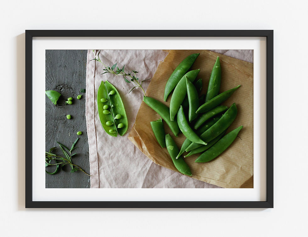 Thumbnail: Green Beans Print  8 x12"  | 20 x 30 cm