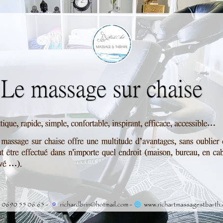 Le massage sur chaise, une pause bien-être méritée
