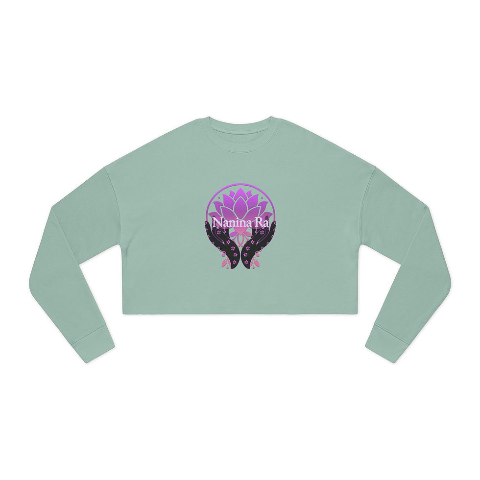 Thumbnail: Boho Vibe Cropped Sweatshirt