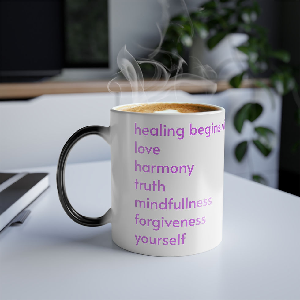Thumbnail: Mindfulness Color Morphing Mug, Relaxation Gift, Self-Care Reminder