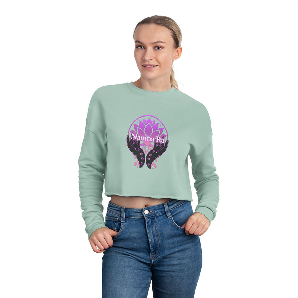 Thumbnail: Boho Vibe Cropped Sweatshirt