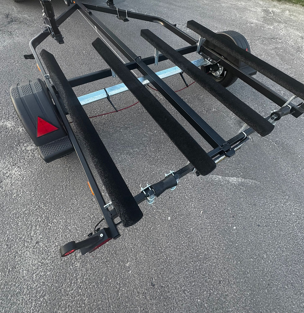 Miniatura: Przyczepa na dwa skutery wodne