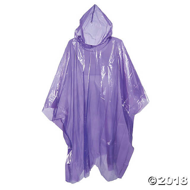 I'm pretty sure my mom was never actually able to get me to wear the purple ponchos we had, so there probably isn't a photo for illustrative purposes. I'll have to stick with the generic photo for this one.